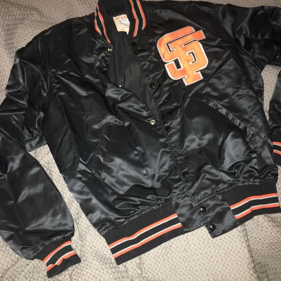 Other - San Francisco Giants satin baseball jacket